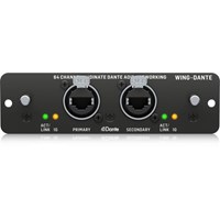 Behringer WING-DANTE Expansion module Card for 64x64-Channel Audinate Dante AoIP Networking